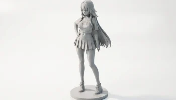 Фигурка девушки аниме, персонаж манги, 3D-печать 1
