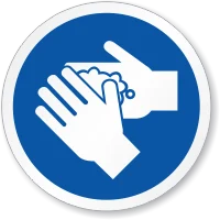 Знак "Мыть руки" (на основе ISO-1019) 4