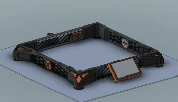 Плоская сетчатая юбка с широкими штанинами для Ender 3 NG 1