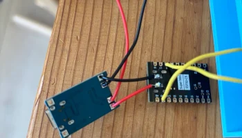 Дверной звонок ESP32 + TP4056 + mxswitch + 18650 1