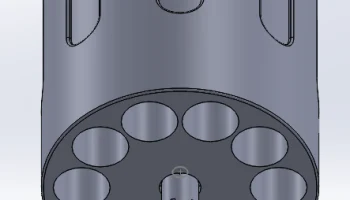 Цилиндр с 10 дротиками Lock Blaster 2