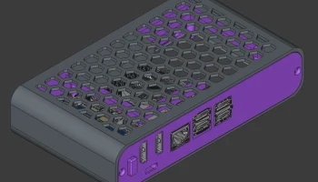 Корпус Raspberry Pi 5 с ИБП/аккумулятором, активным охла... 1