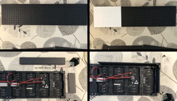 Игровые часы в стиле ретро - RPI2DMD - Leds SMD2121 5