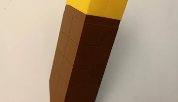 Minecraft Torch Lamp (No-Magnet Remix от Voxel Forge) 1