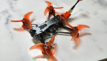 Антенное крепление Deans и sma для tinyhawk 2 freestyle...