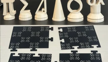 Набор шахмат "Монархи математики" с доской и контейнером ... 7