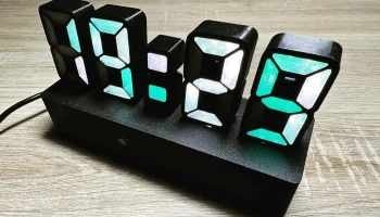 Светодиодные часы - MICRO [powered by WLED]
