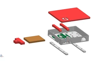 Корпус Raspberry Pi 4B + HDD USB 2.5 SATA 1
