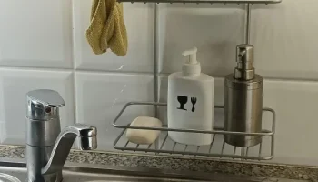 Решение для подвески хранения вещей в раковине