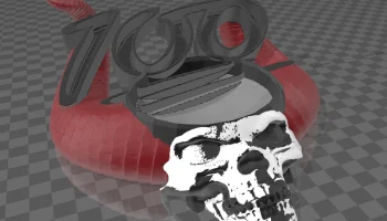 Keepin it 100 Demon Bowl, серия Skull King - Файлы 3D-мо... 3