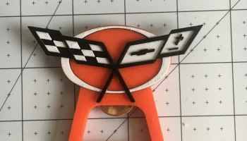 Открывалка для бутылок Chevy Corvette с магнитом и без не...