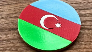 Азербайджан - Подставка для пива под флагом 2