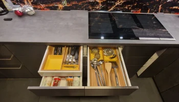 Отверстие для кухонного ящика IKEA * Лоток для столовых ... 2