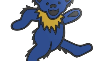 Магнит с танцующим медведем Grateful Dead (1 из 5)...... 1