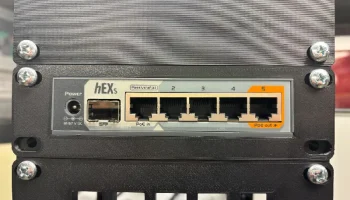 MikroTik hEX S 1U 6-дюймовый монтаж в стойку................ 7