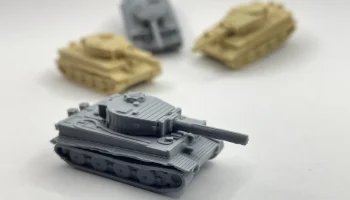 Танк Mini Tiger 1 в масштабе 1/200 от L3D PrintLab 1