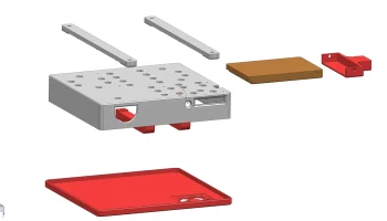 Корпус Raspberry Pi 4B + HDD USB 2.5 SATA 2