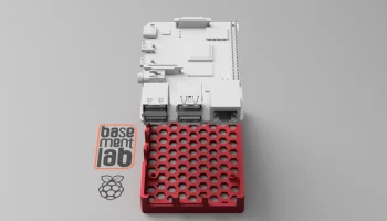 Raspberry Pi4 в открытом корпусе, сотовый 1