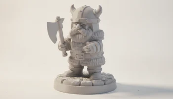 Фигурка Chess Viking Pawn, 3D-печать 2