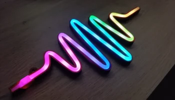 Декоративный неоновый (LED) волновой свет 1