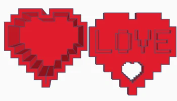 8-Bit Love (небольшой контейнер с крышкой)...