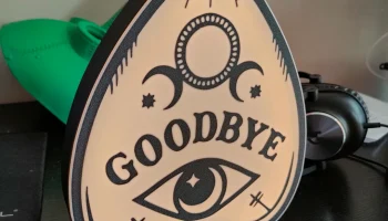 Световой короб в стиле доски Уиджа 3