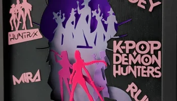K-Pop Demon Hunters Shadow Box 1