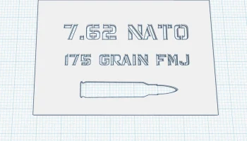 Трафареты для маркировки банок с патронами 7,62x51/.308 (... 1