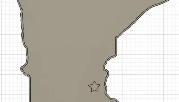 Магнит на холодильник Миннесота 1