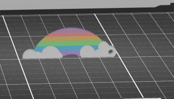 Многоцветный брелок Rainbow (виртуальные экструдеры / Co... 2
