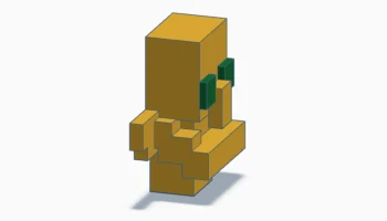 Тотем бессмертия Майнкрафт 3D магнит...... 1