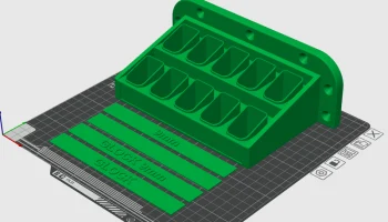 Двойной настенный держатель для журналов Glock (вариант ...