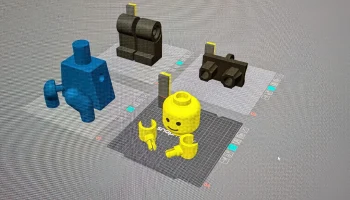 Brick Megafigure (масштаб 10:1) REMIX состоит всего из 4 ... 3