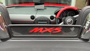Логотип Mazda MX-5 NC, значок ветрового дефлектора Логотип Mazda MX-5 NC, значок ветрового дефлектора