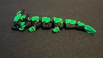 Flexi Shadowgrove Dragon, милое шарнирное существо 4