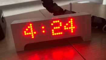 ESP8266 Wemos Clock News Переработана область прокрутки ... 5