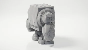Фигурка робота "Мех Губка Боб", мультяшная 3D-печать 4
