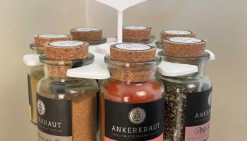 Gew&uuml;rzregal (Rondel) f&uuml;r Ankerkraut-Gl&auml;ser / Spice rack ... 3