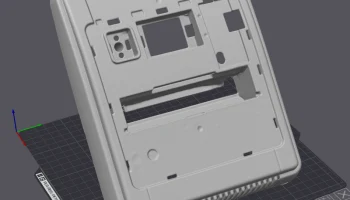 3D-сканирование верхнего чехла Super Nintendo 3D-сканирование верхнего чехла Super Nintendo