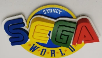 Логотип Sega World в Сиднее 1