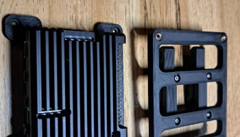 Raspberry Pi 4 - Geekworm Armor Case Voron mount 6