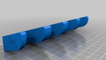 Настенный держатель магазинов Glock для страйкбола, 4 шт. 3
