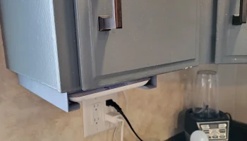 Кухонные весы под держателем шкафа 6