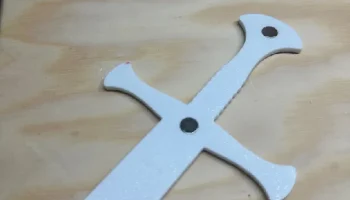 LoTR Narsil / Anduril Magnet (8x2mm Remix) 1