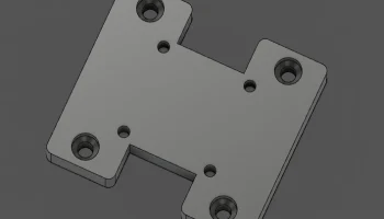 3018 CNC MGN 15H Крепление 1