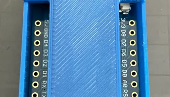 Мини-футляр Wemos D1 с доступом к заголовкам