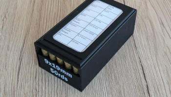 Тонкая коробка для патронов 9 мм на 50 патронов V1.0...... 3