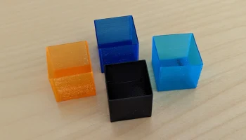 Калибровочный куб соотношения расходов 20x20x20
