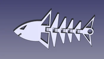 Ключ-флиппер KEYRAMBIT SHARK 1.0 FLEXY FISH для сигм......