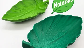 Блюдо в форме толстого листа - коллекция Naturals (с пло...